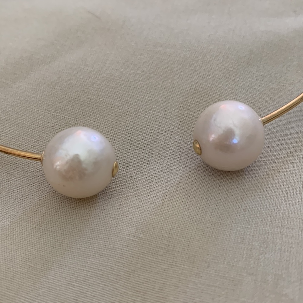 14K solid gold choker - Picture 2 of 3